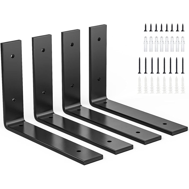 17 Stories Iron Shelf Brackets Wayfair